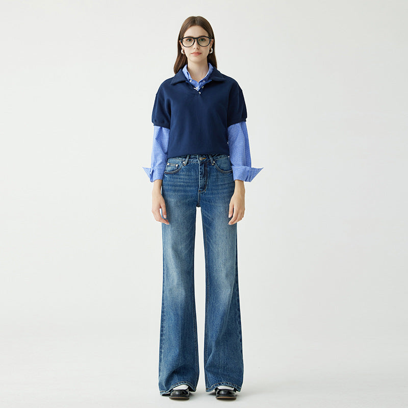 Fleurie – Hohe Taille Jeans