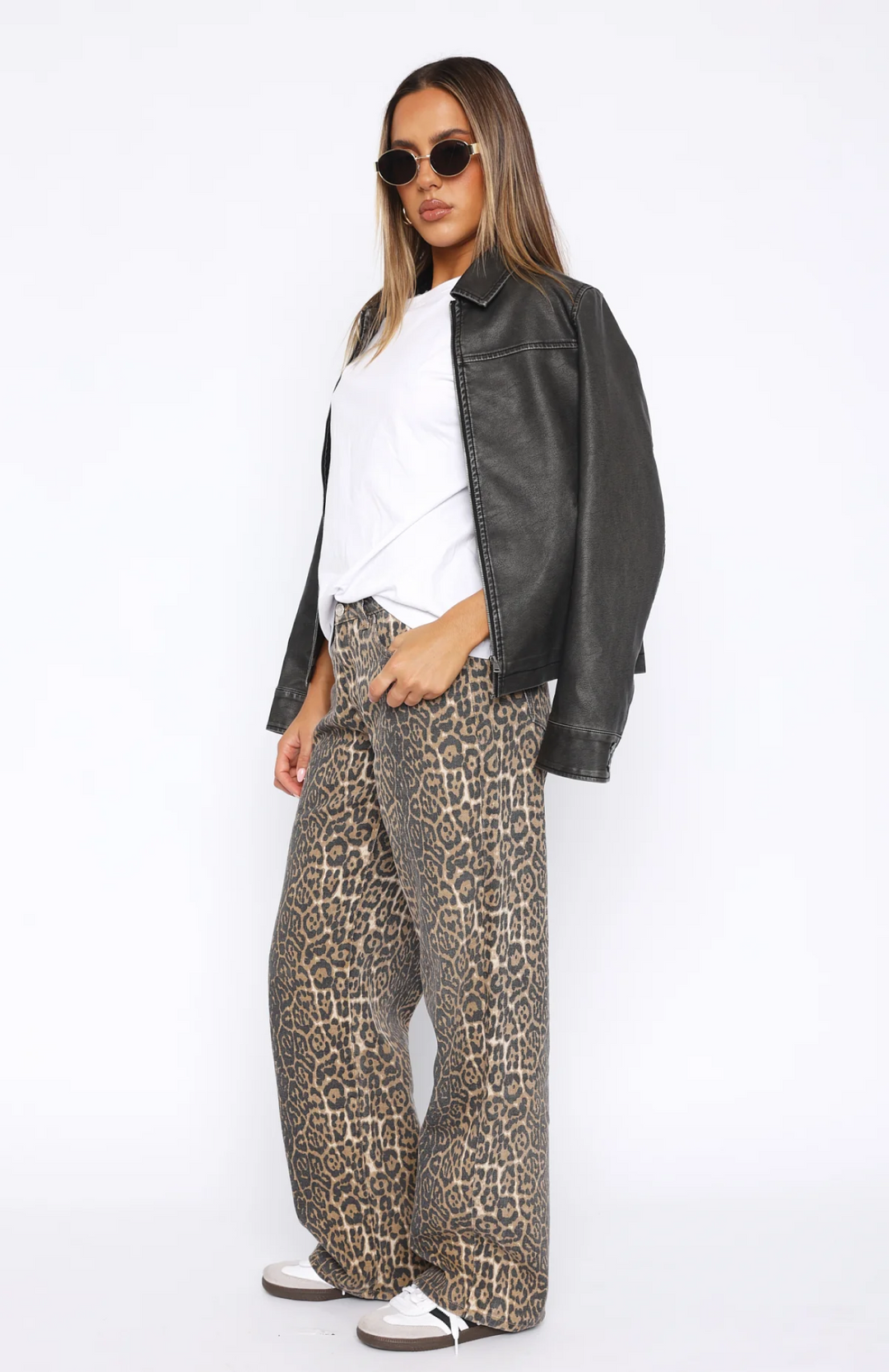 Gia - Leopard Print Hose