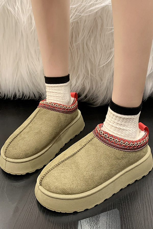 Kelsey – Dicke Sohle Baumwollschuhe