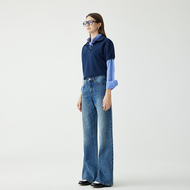 Fleurie – Hohe Taille Jeans