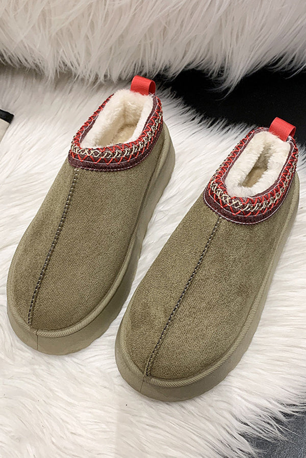 Kelsey – Dicke Sohle Baumwollschuhe
