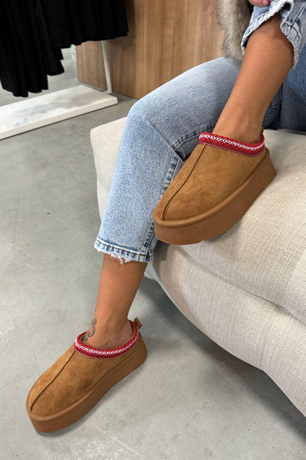 Kelsey – Dicke Sohle Baumwollschuhe