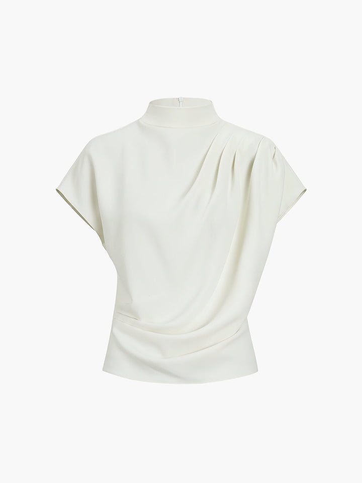 Kelly – Minimalistisches Satin T-Shirt