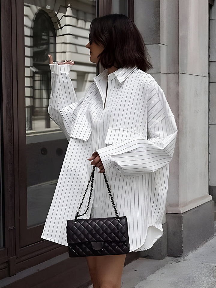 Aurelia – Großen Taschen Bluse