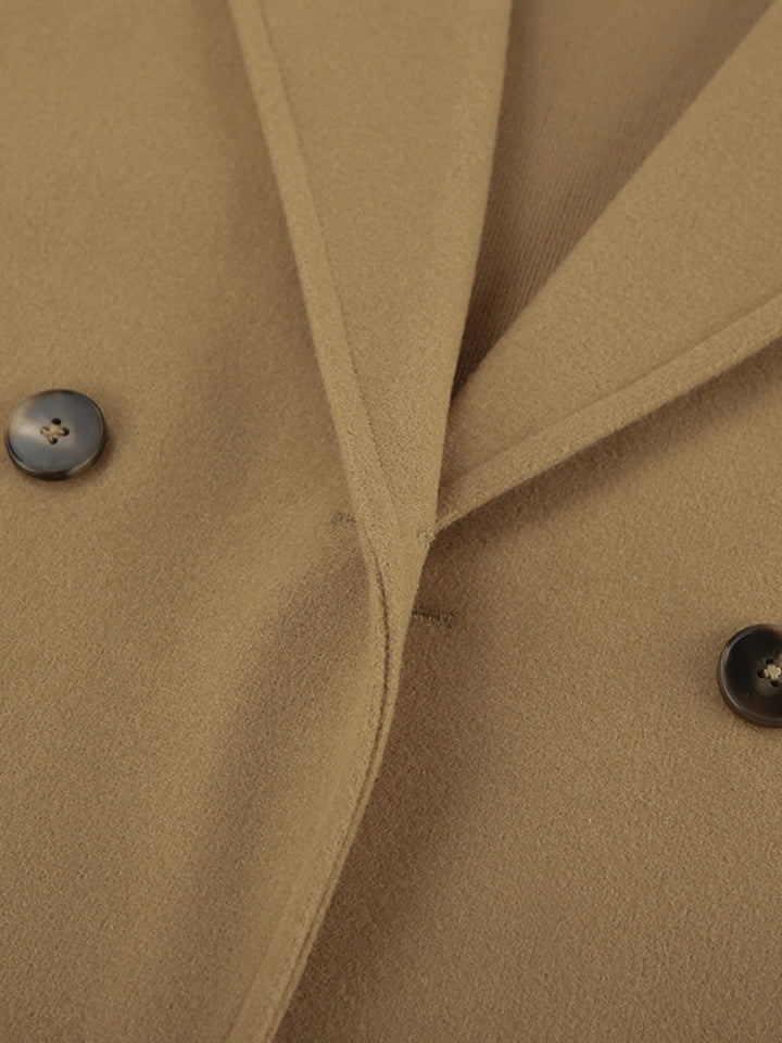 Maxine – Elegante Khaki Lapel Jacket