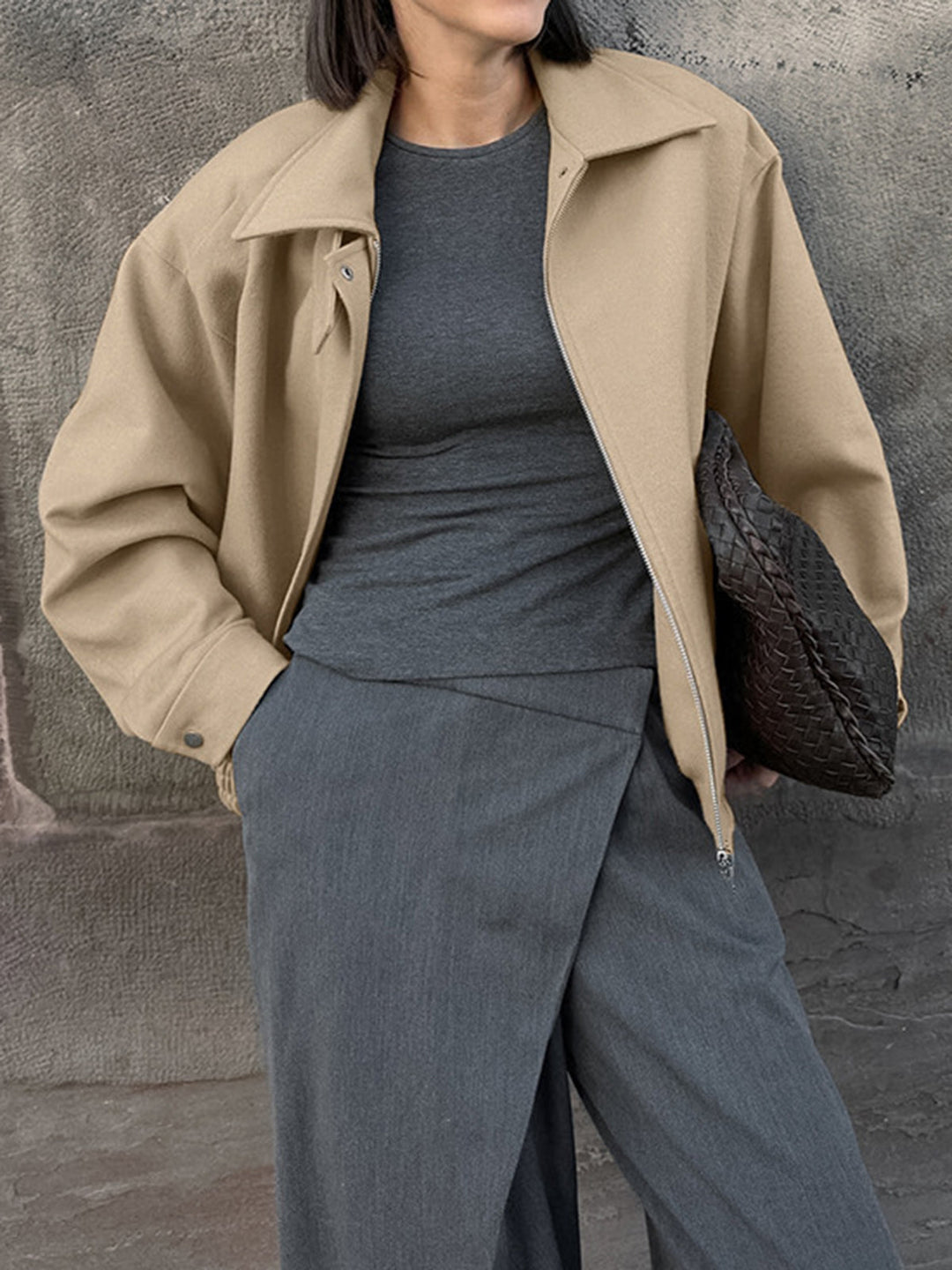 Jefora – Trendige Zip Polo Jacke