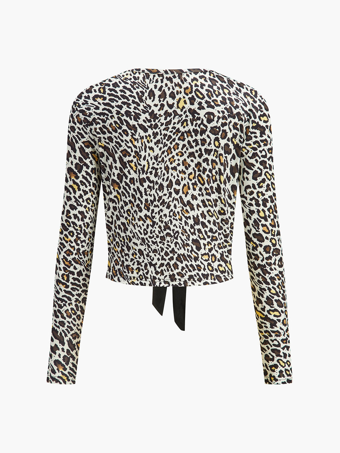 Carol – Bow Leopard Bluse