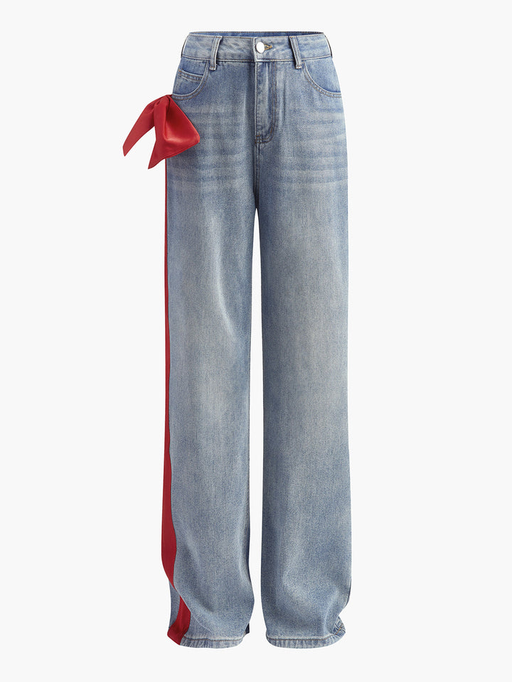 Cindy – Jeans mit Roter Schleife