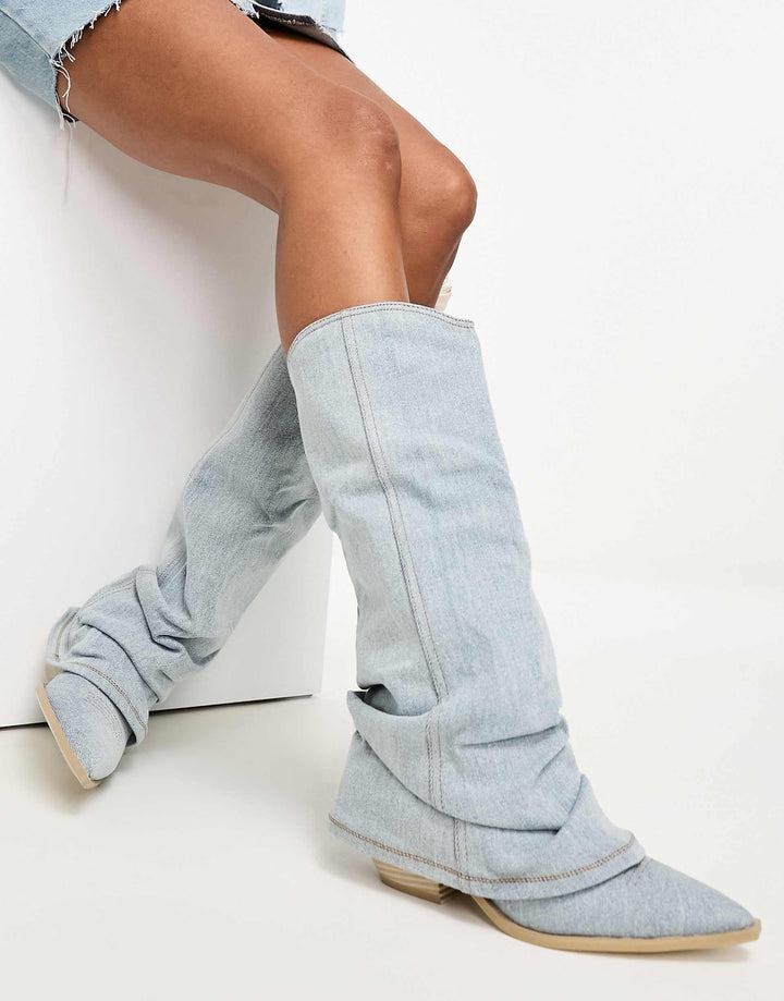 Suzie – Stylische Jeansstiefel im lässigen Streetstyle-Look