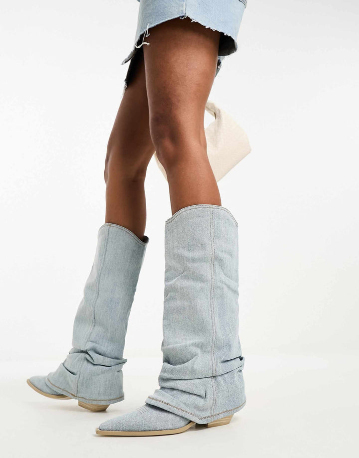 Suzie – Stylische Jeansstiefel im lässigen Streetstyle-Look