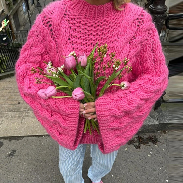 Rivana - Übergroßer Strickpullover