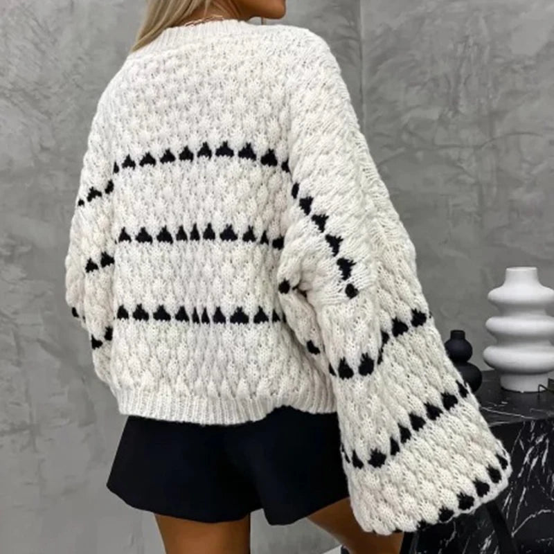 Annetia – Strickpullover in Übergröße