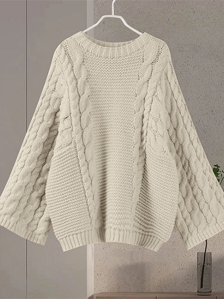 Rivana - Übergroßer Strickpullover