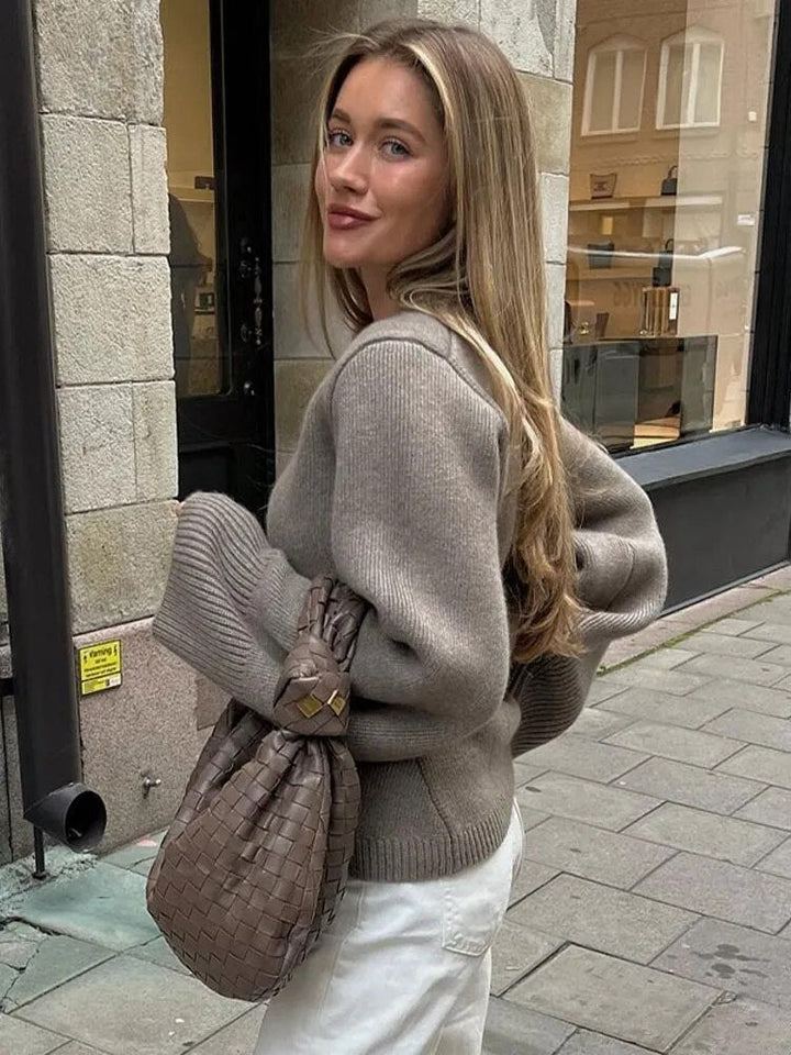 Zavia - Luxuriöse Strickjacke