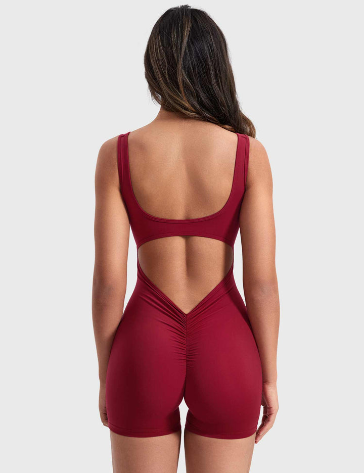 Caisey – V Back Romper